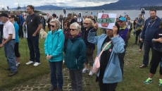 Protesters Rally Against Construction Of B.C. Site C Hydroelectric Dam