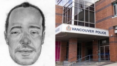 Sketch of an unidentified man released:VPD