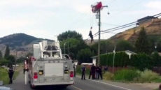 Firefighters, Hydro Crews Team Up To Rescue Injured Skydiver Near Vernon