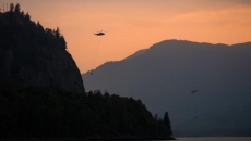 Smoke filled skies in BC's Interior