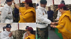 Women Union Ministers Celebrate Raksha Bandhan With Soldiers