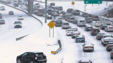 Heavy Snow Closes Hwy. 1 In Southeast B.C., While Downpours Drench South Coast