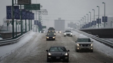 Snowflurries in Vancouver on Tuesday