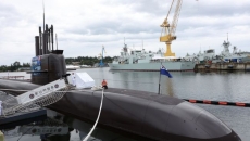South Korean submarine in B.C. is floor model in sales pitch to supply Canada's fleet