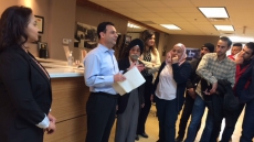 Syrian Refugees Workplace Tour at Sunrise Kitchens