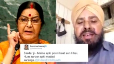 Sushma Swaraj Responds To Sikh Man’s Cry For Help From Saudi Arabia On Twitter