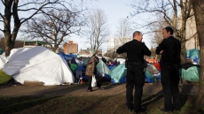 Four Victoria Police Officers Injured In Incident At Tent City For The Homeless