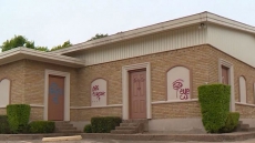 First Pics: Hindu Temple Vandalised In Texas Now