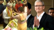 Apple CEO Tim Cook Kicks Off India Tour With Siddhivinayak Visit, Dines With SRK