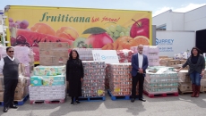 Fruiticana makes large food donation to the Surrey Food Bank for Vaisakhi