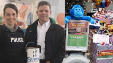 Help Coquitlam Mounties with the 11th Annual 911 We Care Toy Drive