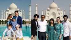 PICS: Justin Trudeau Visits India's Famed Taj Mahal With Family In Tow
