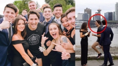Justin Trudeau Photobombs Students' Prom Photo Shoot In Vancouver