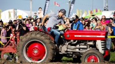PICs: Justin Trudeau Shows Off Farming Skills At International Plowing Match