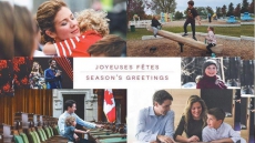 Justin Trudeau, Andrew Scheer Put Families On Their Christmas Cards