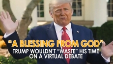WATCH: US President Donald Trump called COVID19 a blessing from God