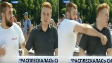 WATCH: Russian News Anchor Gets PUNCHED In The Face On LIVE TV!