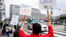 Taxi Drivers Hold Demonstrations To Press Quebec Government To Declare UberX Illegal