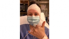 Woman used umbrella to confront stabbing suspect