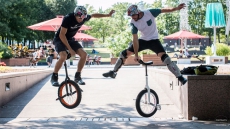 Unicyclists Show off their Skills at World Championships in Montreal