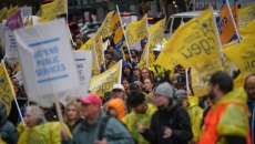 Unions converge in Vancouver in push for B.C. public service contract