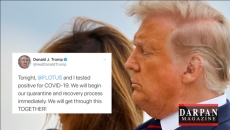 WATCH: It’s not Fake News- US President Donald J. Trump and wife Melania Trump test positive for COVID19.