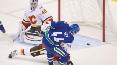Canucks Top Line Starting To Click In 3-0 Pre-season Win Over Flames