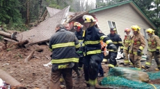 Evacuations, Rescue In Landslide That Partially Buried Vancouver Island House