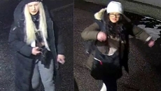 VPD seek to identify 2 women who smashed the front window of a downtown retailer