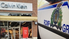 vehicle crashes into Surrey business, suspect steals $5K in merchandise