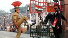 Symbolic Retreat ceremony at Attari-Wagah, BSF on high alert