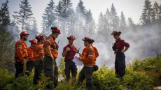 Heavy Wildfire Smoke From U.S. Has Small Upside For Firefighters In B.C.