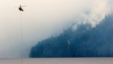 Officials say out-of-control wildfire on Vancouver Island will cause more smoke