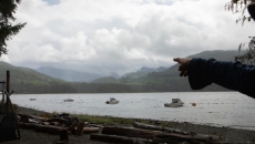 Wildfire near Port Alberni, B.C., that triggered evacuation orders being held