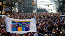 Hundreds March For Missing And Murdered Women In Vancouver's Downtown Eastside