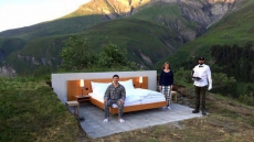 This Zero-star Swiss Hotel is Just a Bed on a Mountain