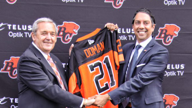 B.C. Lions owner Amar Doman believes crowd of 40,000 is