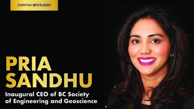 Meet Pria Sandhu - Inaugural CEO of BC Society of Engineering and Geoscience