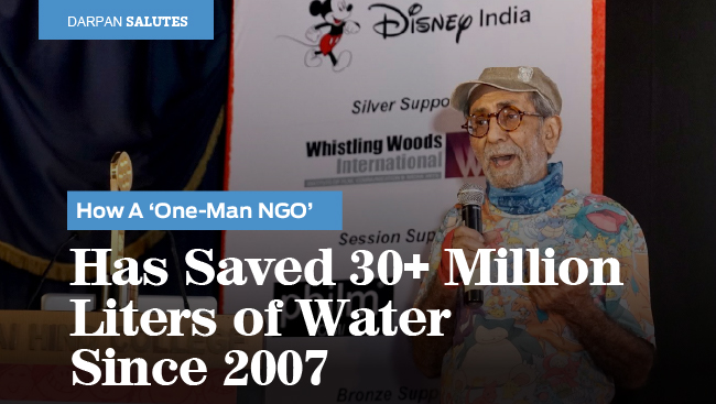 How A 'One-Man NGO' Has Saved 30+ Million Liters of Water Since 2007  Salutes