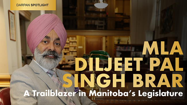 MLA Diljeet Pal Singh Brar: A Trailblazer in Manitoba’s Legislature