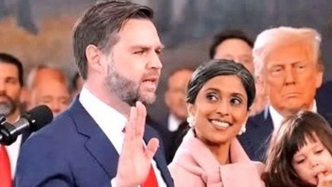 Usha becomes first Indian-American Second Lady as JD Vance takes oath as US Vice President
