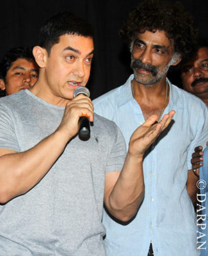 Aamir Khan attends Saturday Sunday Screening