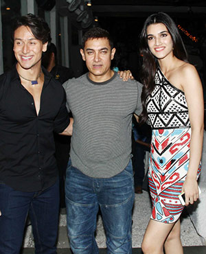 Aamir, Salman Celebrate Heropanti Success