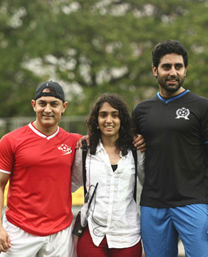 Aamir's daughter organises Celeb Football Match