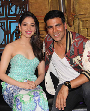 Akshay-Tamannaah Promote It's Entertainment