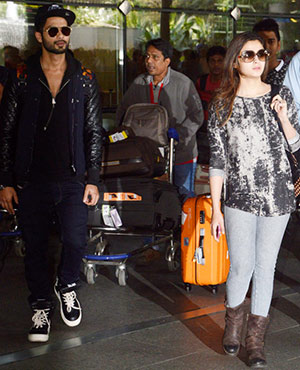 Alia, Shahid, Farhan Spotted
