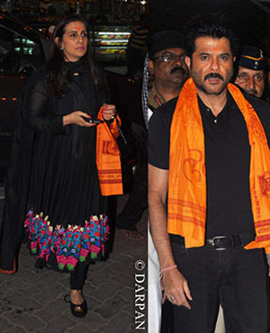 Anil Kapoor Visits Siddhivinayak
