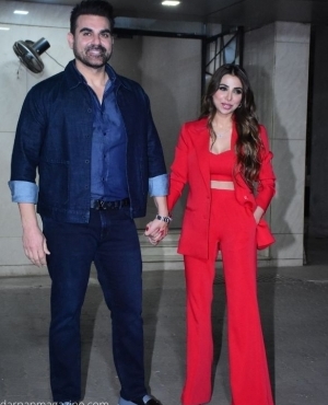 Arbaaz Khan and wife Shura Khan are all smiles on Shura's birthday 