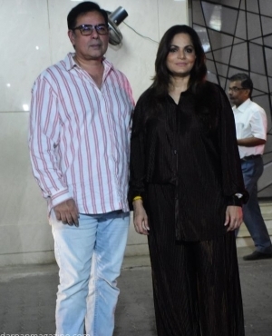  Atul Agnihotri and wife Alvira Agnihotri make an appearance  