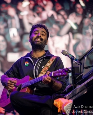 Arijit Singh at the Pacific Coliseum PNE